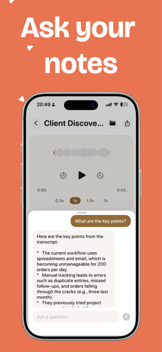 Voxxli: Transcribe Voice Notes Screenshot 5 of 10