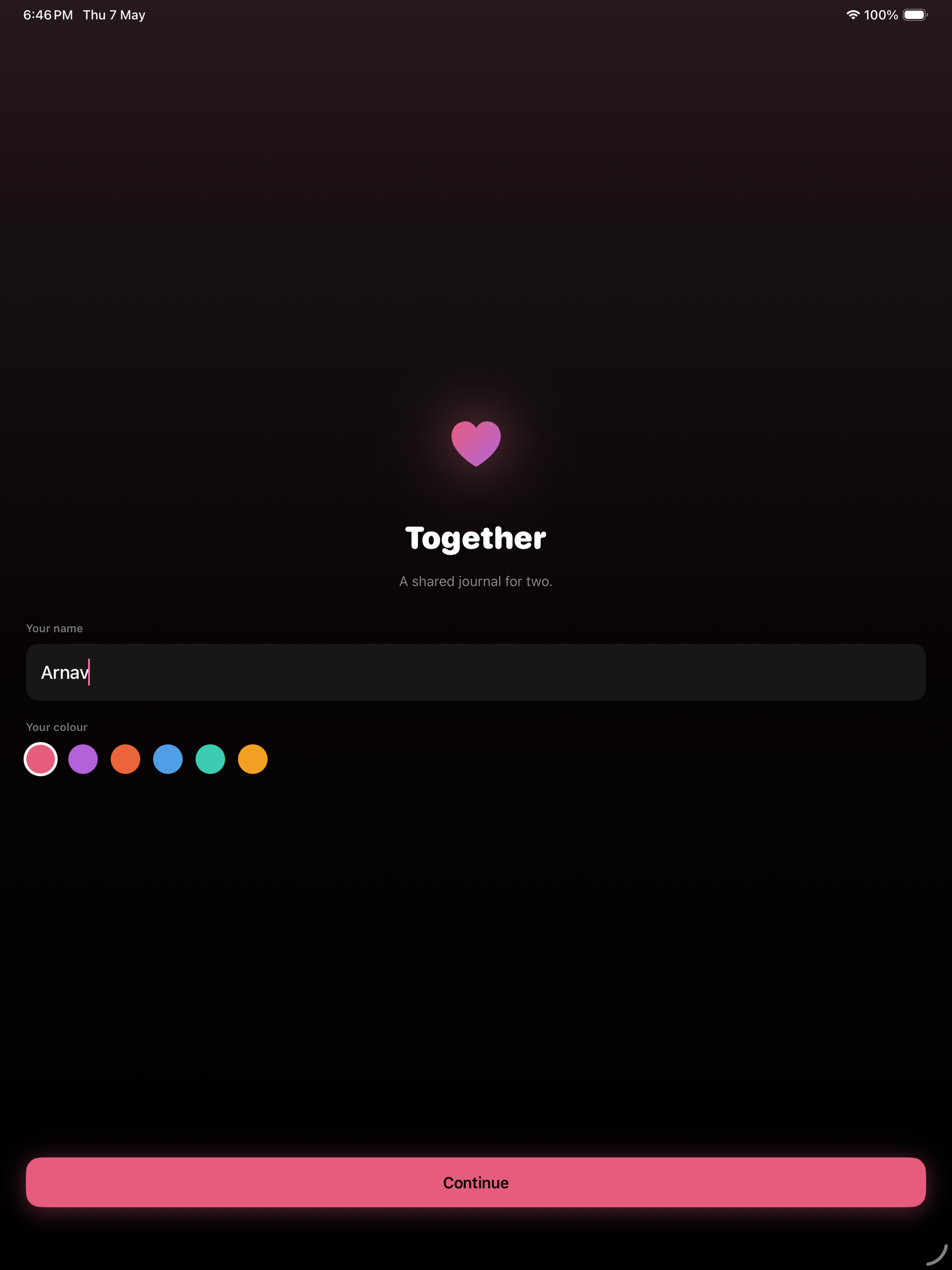 Together : Shared Journal
