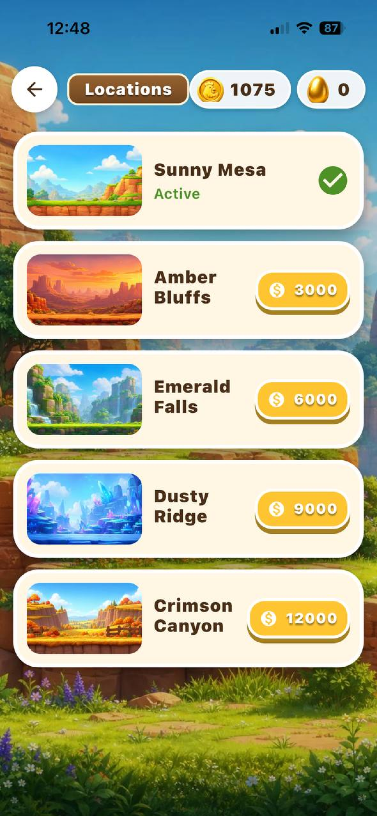 Coop Canyon Run screenshot 4
