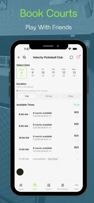 Velocity Pickleball Club screenshot 3
