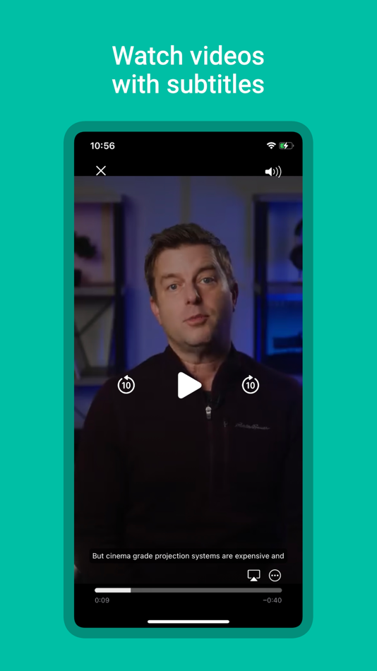 #1. Video Transcription: Captionix (iOS) 由: FoxfortMobile