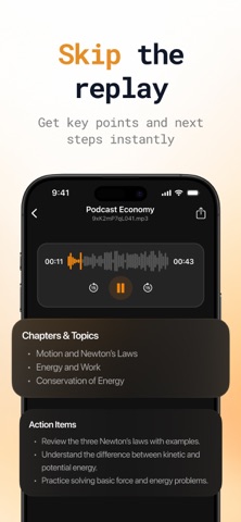 Mangonote AI Media Summary screenshot
