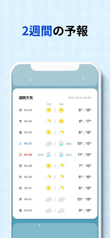 初画面天気 - 予報 screenshot 4 of 10