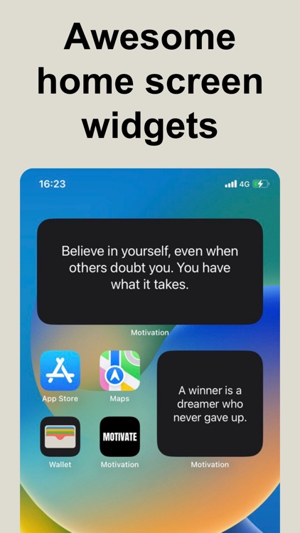 Motivation Widget and Quotes screenshot-4