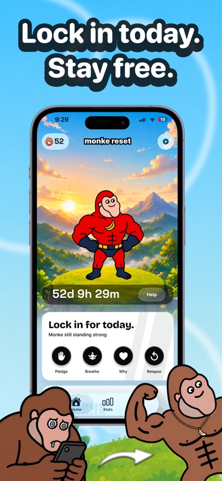 NoFap Tracker: Monke Reset screenshot 2