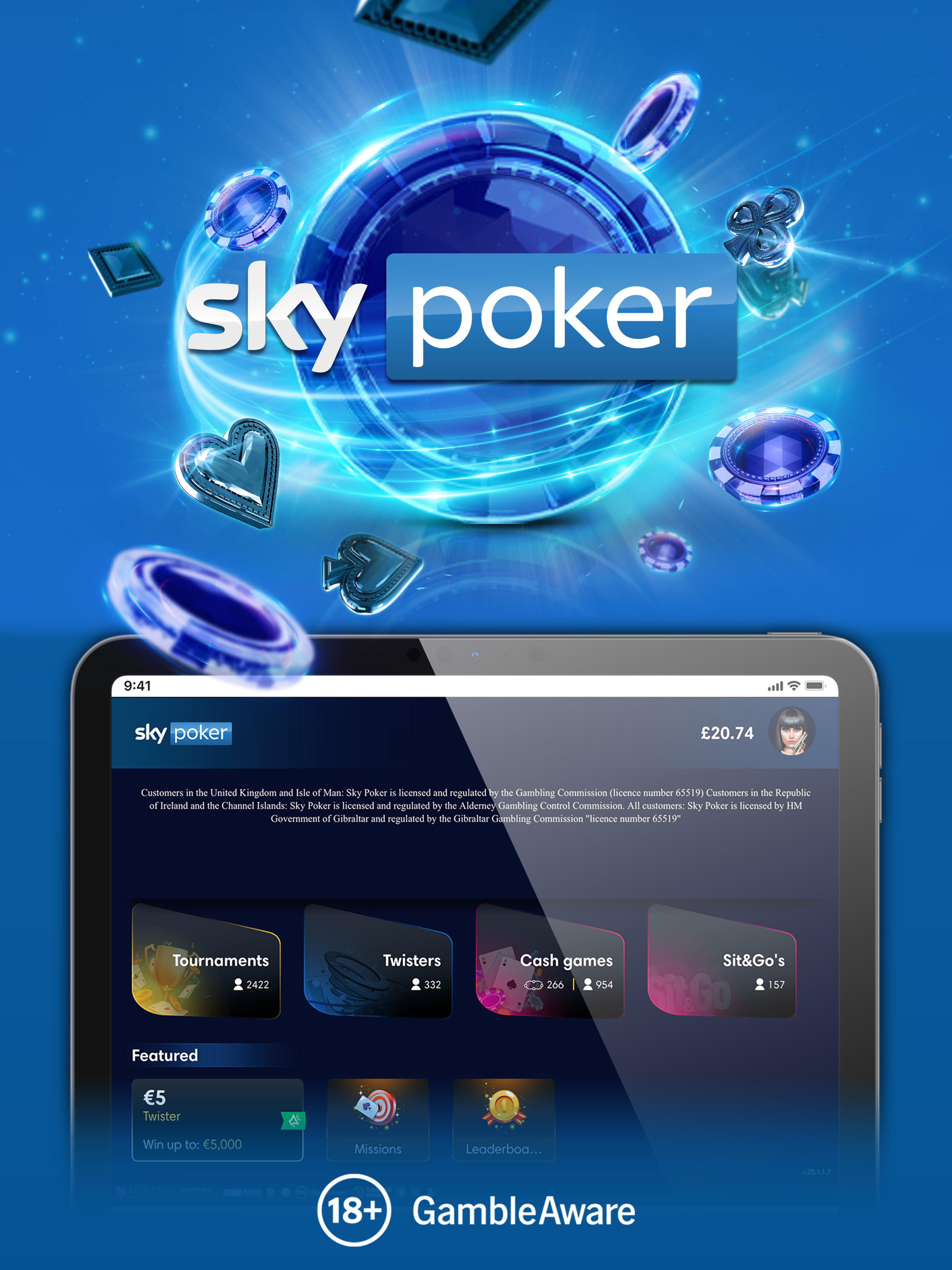Sky Poker Texas Holdem & Omaha