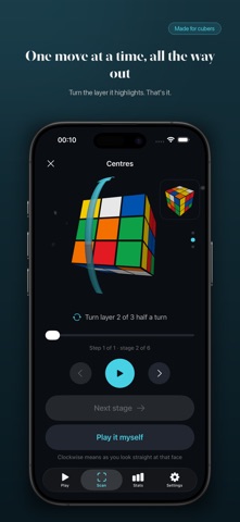 SpinCube: Cube Solver+Timer Screenshot 2 of 6