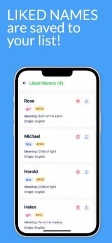 Baby Name Generator - Easy! Screenshot 2 of 4