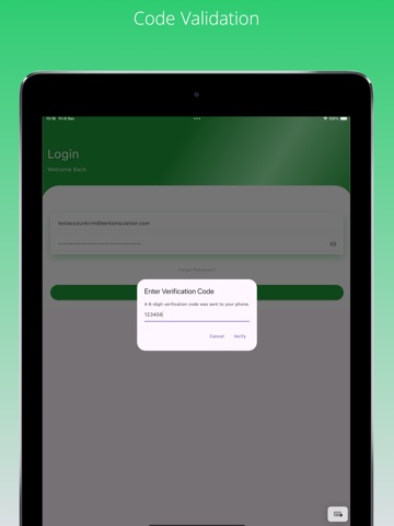 BIL Auth iPad screenshot