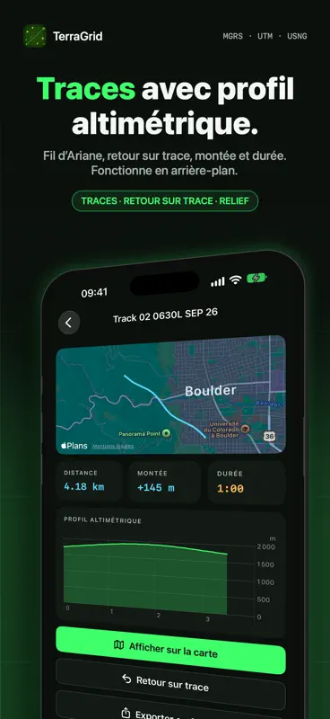 TerraGrid: GPS militaire MGRS screenshot 6 of 10