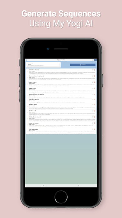 Screenshot #3 pour My Yogi - Sequence Builder
