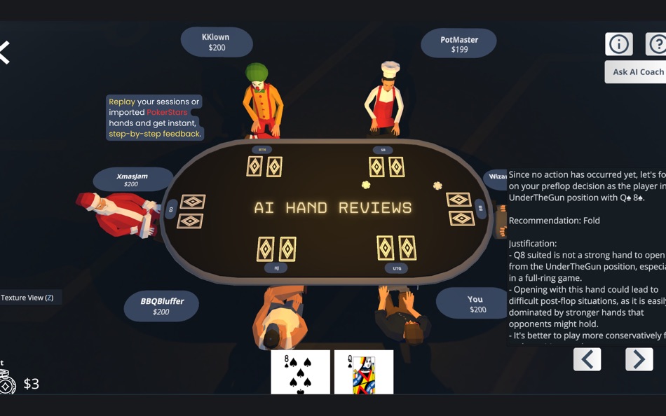 #4. MyPokerCoach.AI (macOS) By: Les Deadlock Technologies Inc.