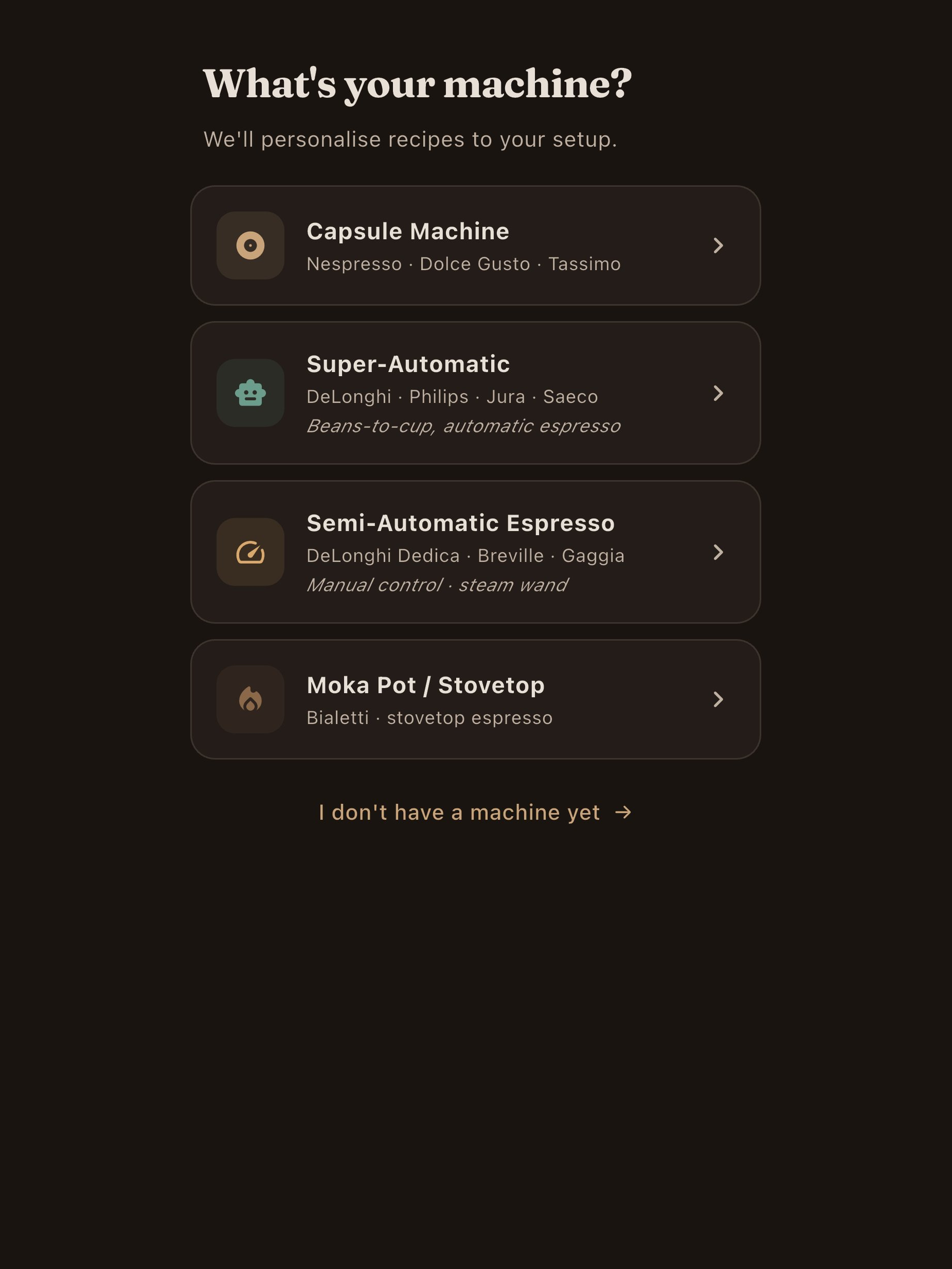 BrewMind - AI Coffee Recipes