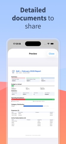 Kolt – Expense & Subscriptions screenshot