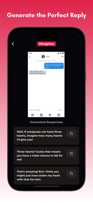 WingMax: AI Dating Assistant Screenshot 2 of 4