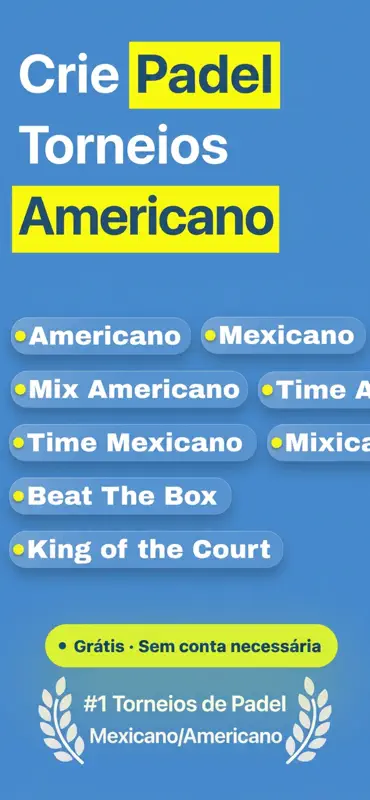 Americano Padel - Padelino screenshot 1 of 5
