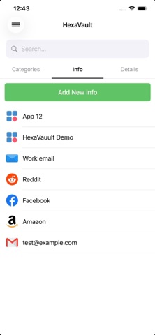 HexaVault Password Manager Screenshot 2 of 5