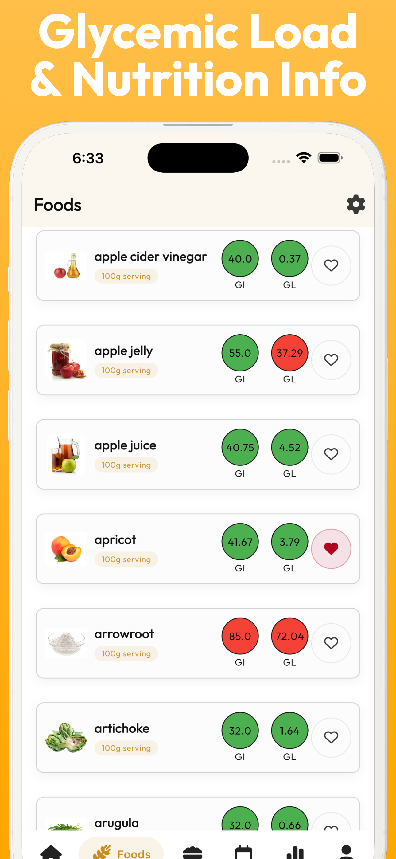 Glycemic Index Guide Tracker screenshot 3