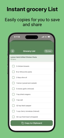Meal Swipe - Meal Decider Screenshot 8 of 10