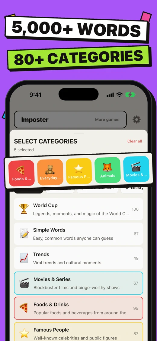 Imposter Game: Word Party Game screenshot 7