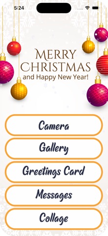 Christmas Greetings 2026 iPhone screenshot
