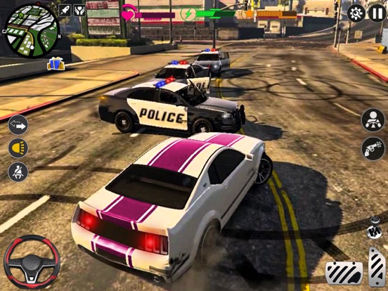 Police Car Chase Cop Game 3Dのおすすめ画像1