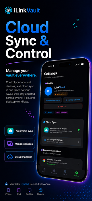 iLinkVault: Bookmark Manager Screenshot 3 of 8