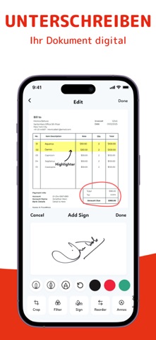 PDF Editor: Datei Bearbeiten screenshot 4