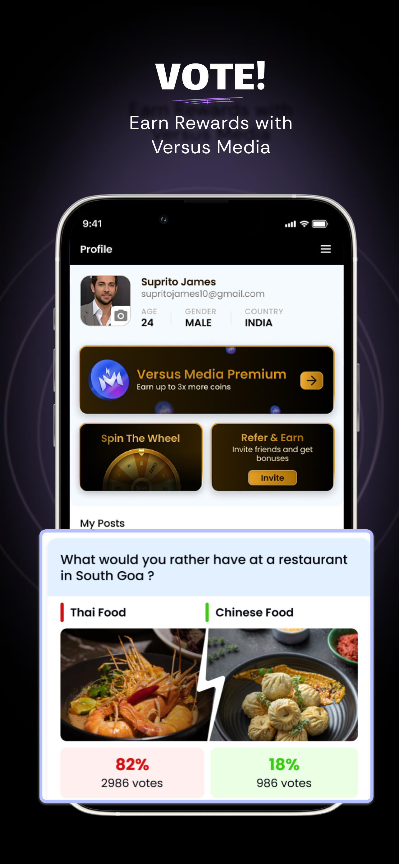 VersusMedia: Vote & Earn screenshot 2