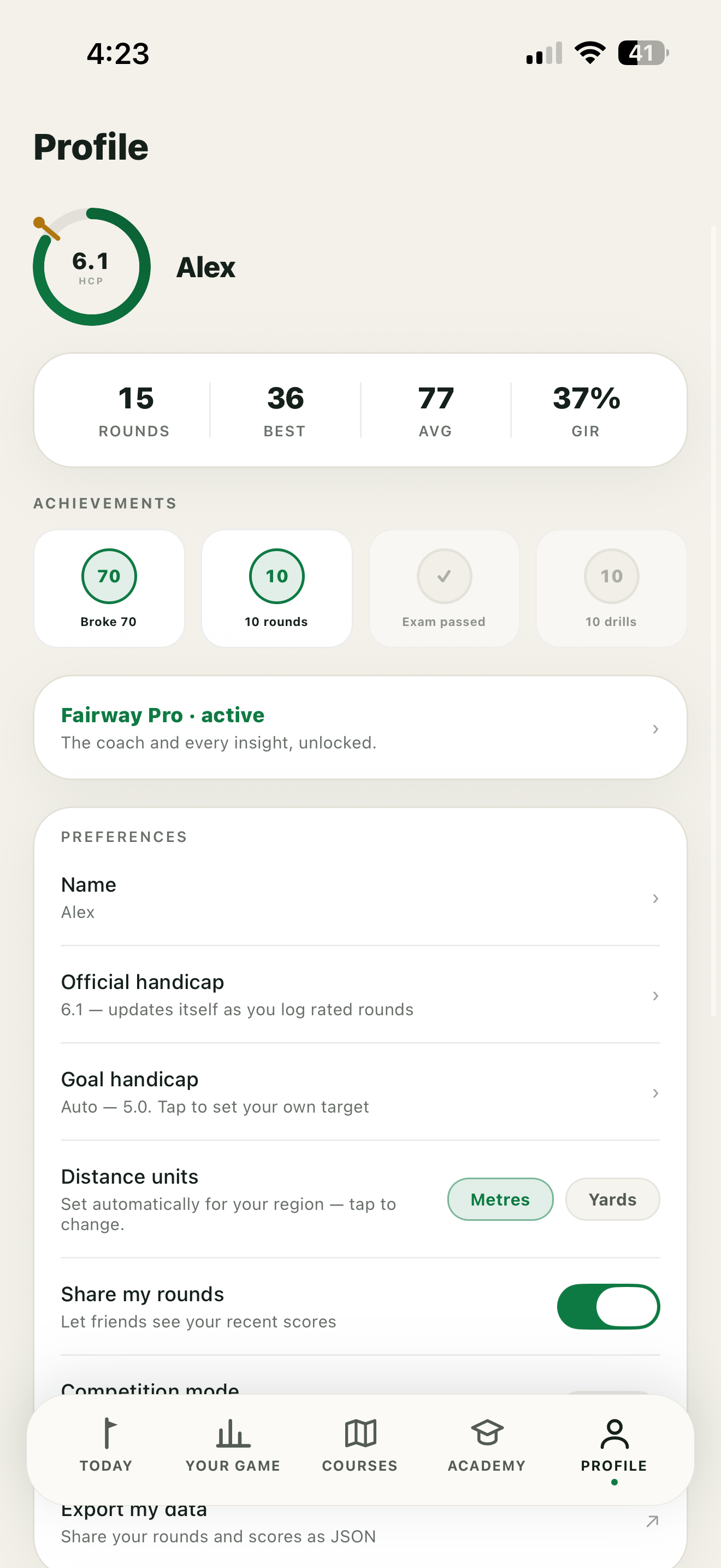 Fairway: Golf GPS & Scores screenshot 6