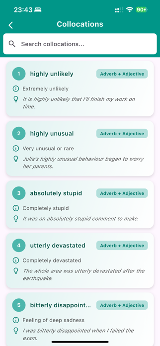 English Collocation In Use Screenshot 3 of 10