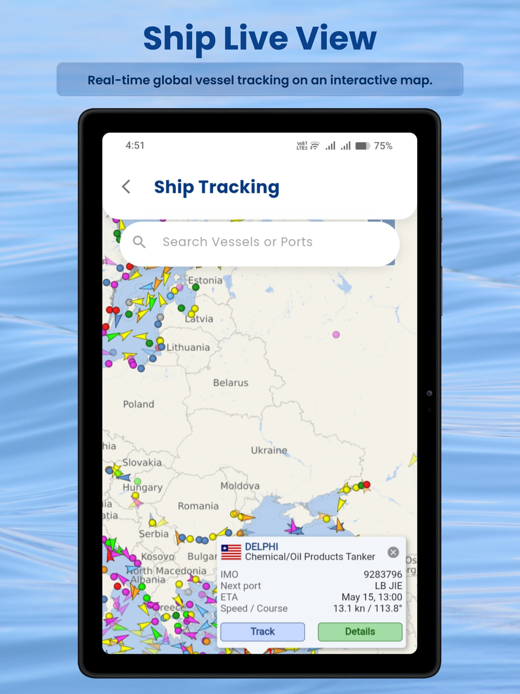 Marine Traffic - Ship Position