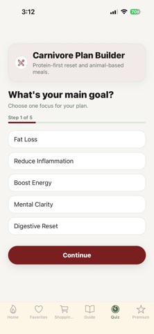 Carnivore Diet Recipes iPhone screenshot