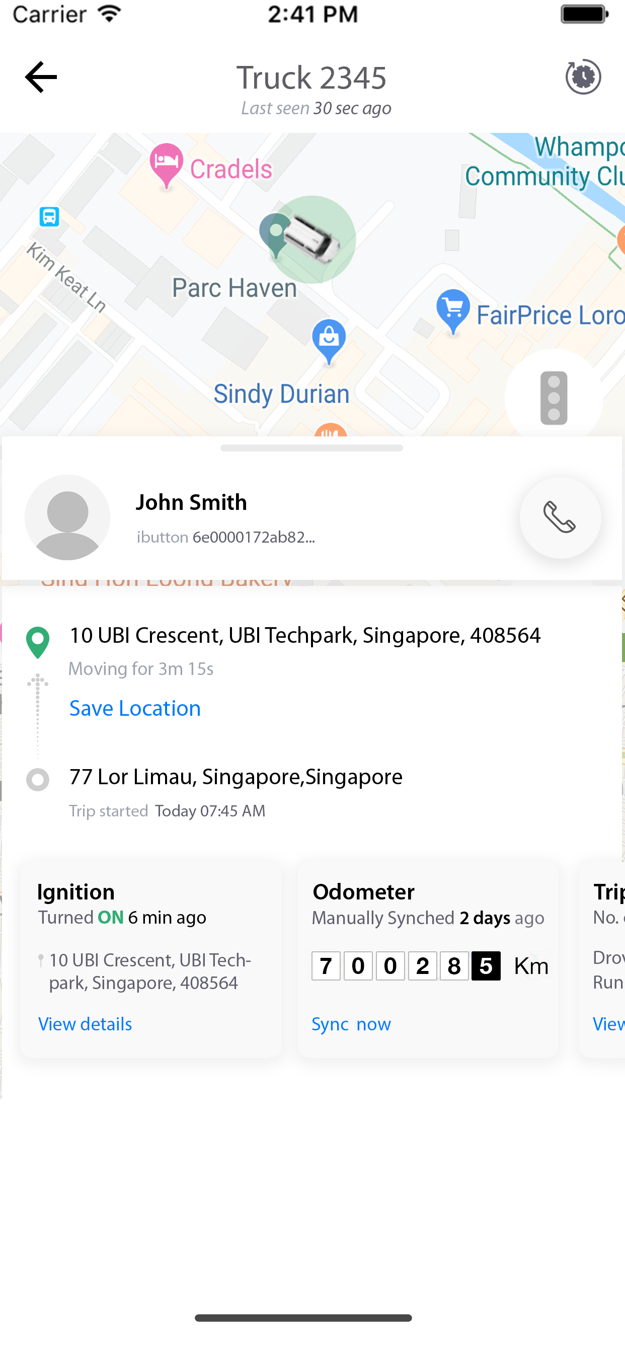 DCTracking screenshot 2