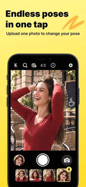 Pozy - AI Pose Camera & Coach screenshot 1