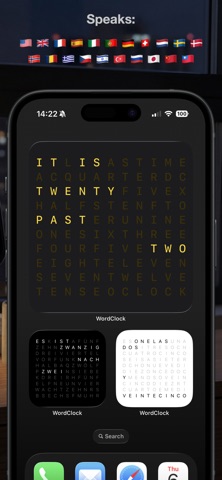 WordClock Widget - Text Clock screenshot