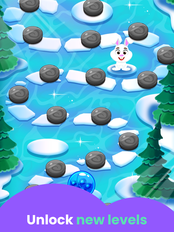 Bubble Shooter Bunny Games iPad screenshot 3 - Education app