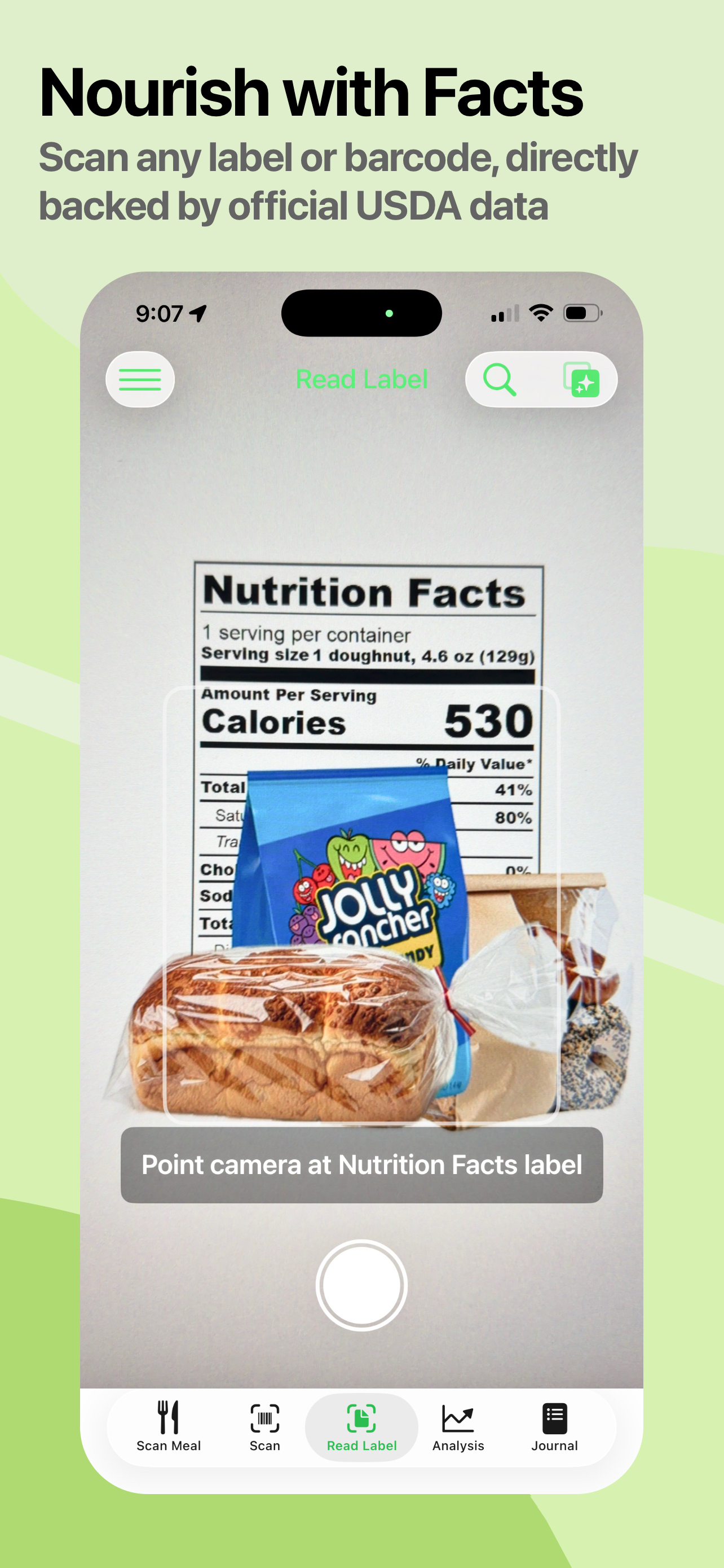 Nourish Lens: Calorie & Health