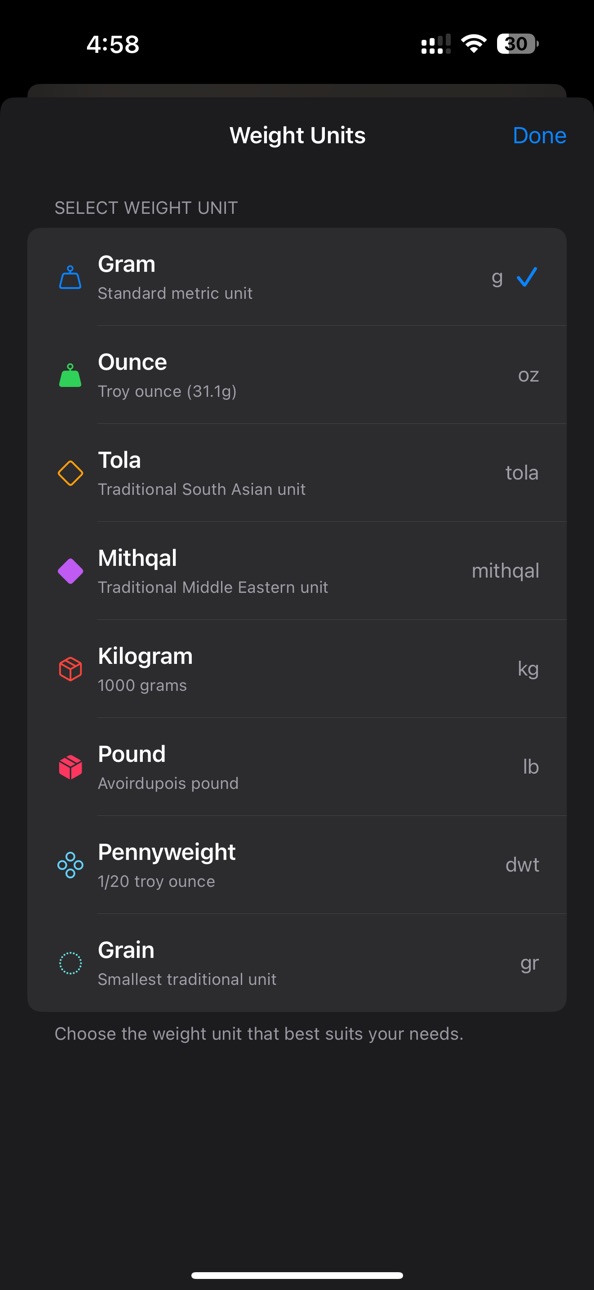 iPhone screenshot