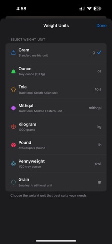 Gold Price Pro iPhone screenshot