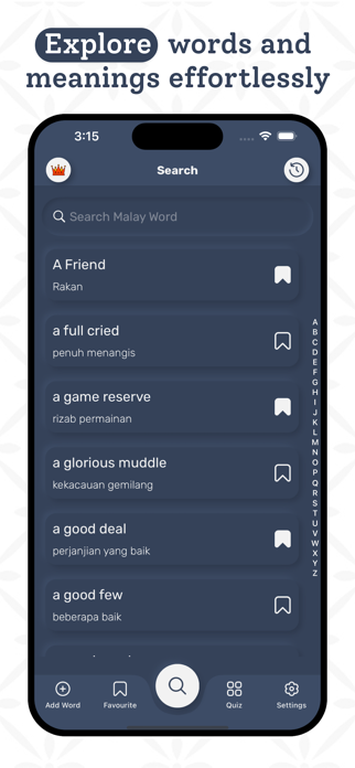 Malay | Malay Dictionary Screenshot 2 of 8