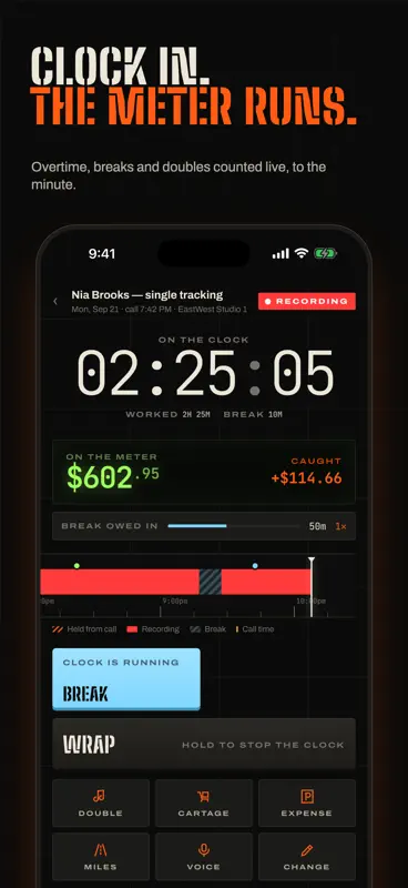 DOUGHSKY: Musician Pay Log screenshot 1 of 6