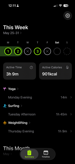 Streakout: Workout Stats Screenshot 1 of 7