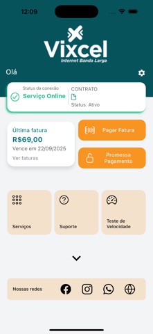 Vixcel Internet screenshot