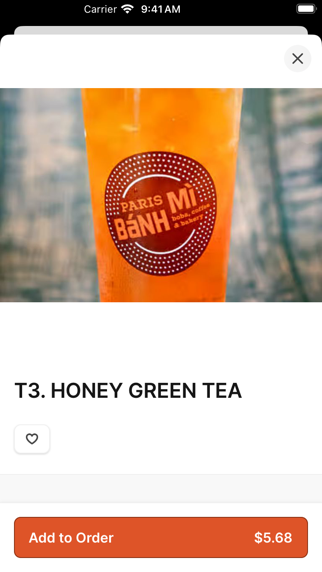Paris Banh Mi iPhone screenshot 3 - Food & Drink app