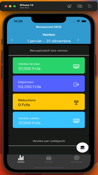 Gesta+ Tableau de bord Screenshot