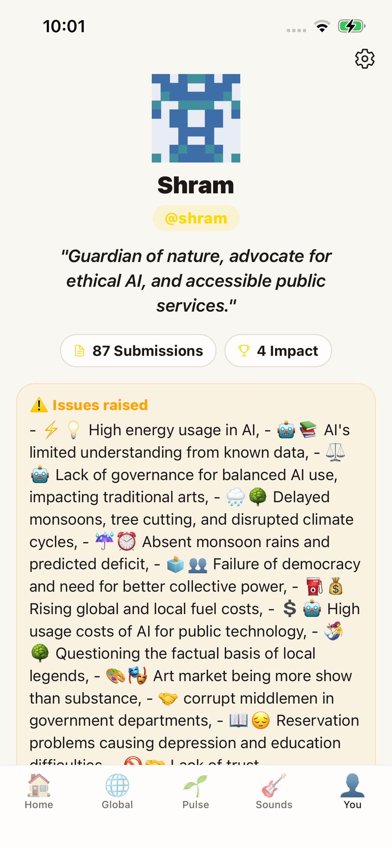 Screenshot 1 of VoiceReport: Collective Wisdom