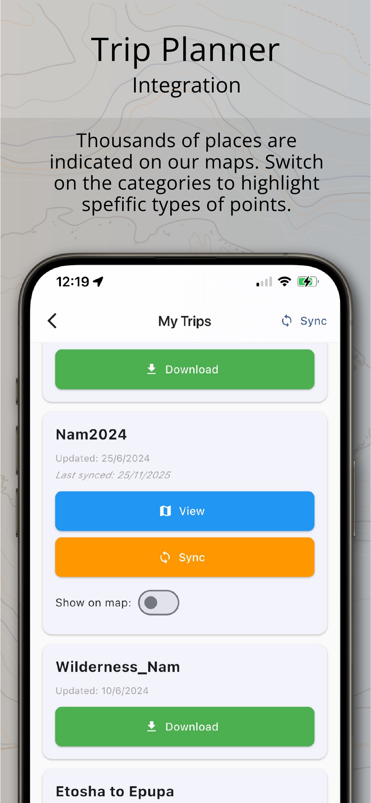 Tracks4Africa App screenshot 6