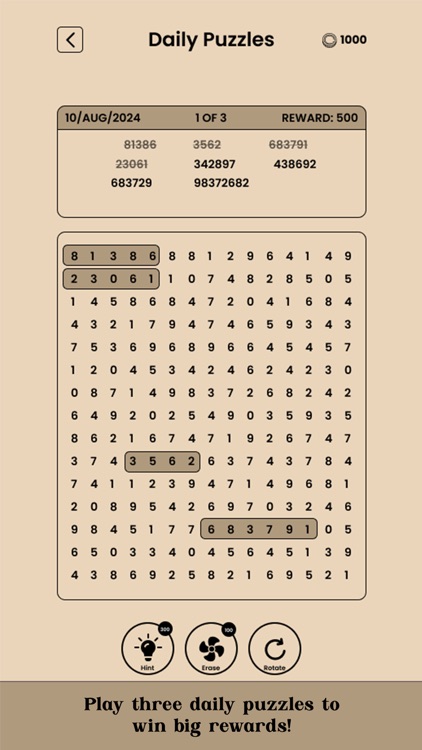 Number Search - Hardest Game screenshot-3