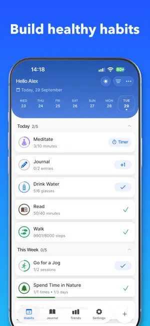 Daylivia: Self Care & Routine screenshot 1